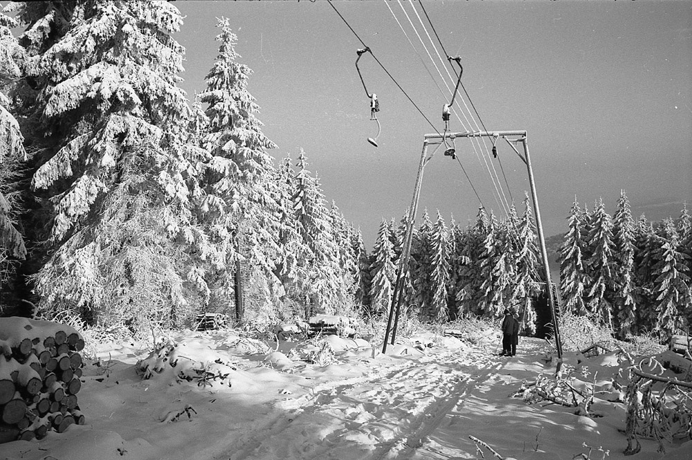 Skilifte Wasserkuppe im Jahr 1964, Foto von Hubert Weber