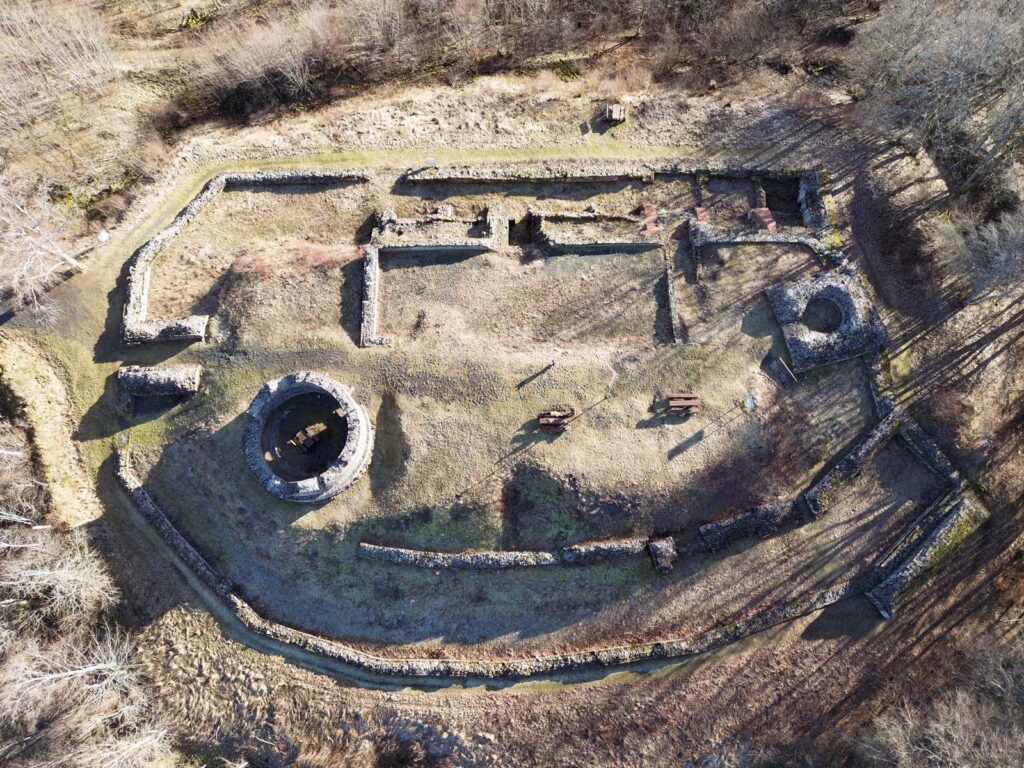 Luftbild Ruine Osterburg